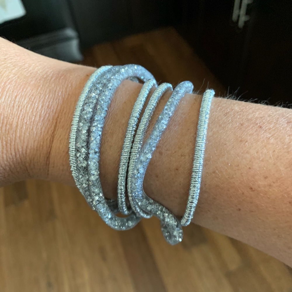 Silver Twister Bracelet - Picture 2 of 3